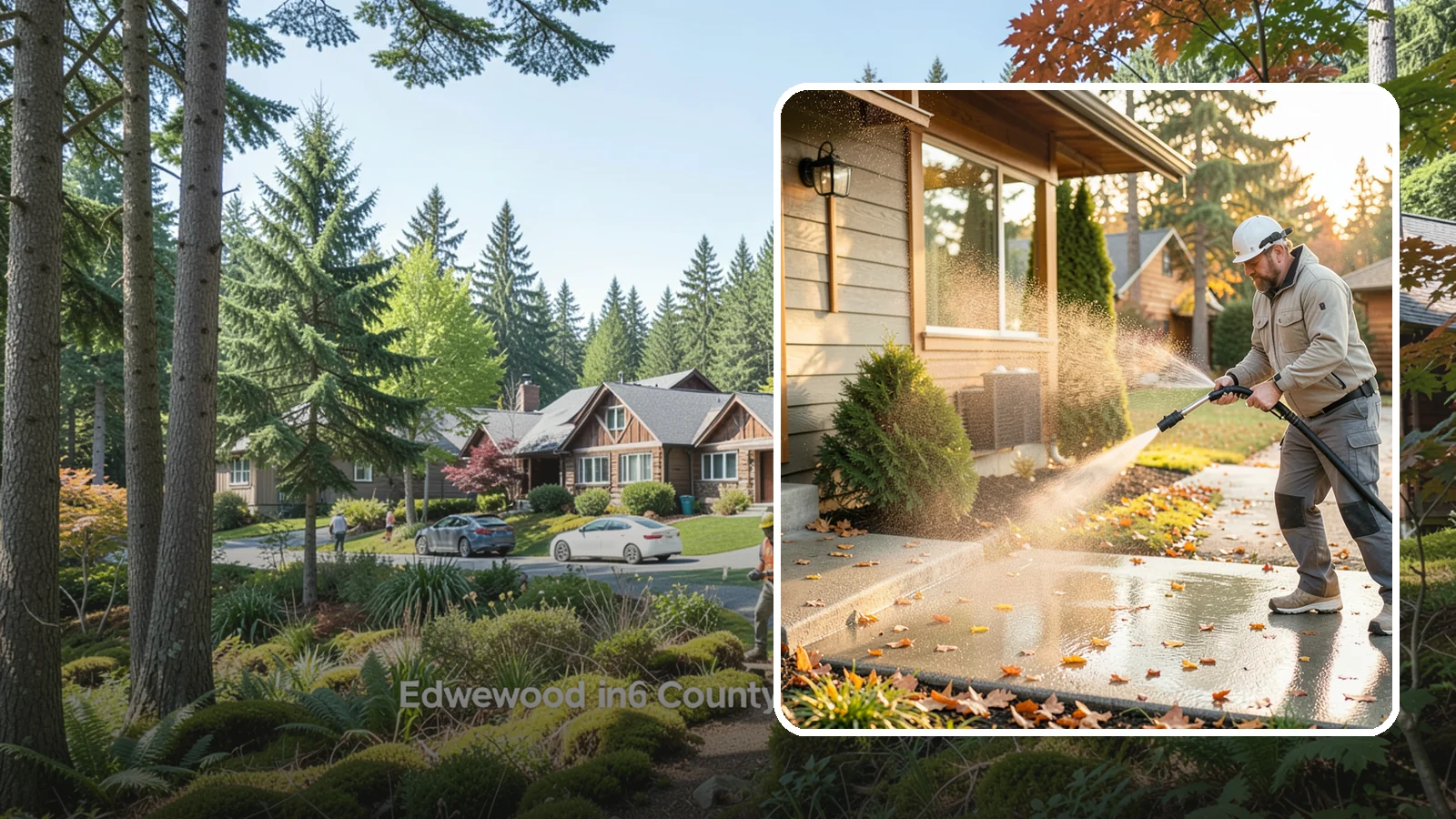 Holiday Cleanup Washing in Edgewood, Pierce County, WA - Holiday cleanup washing gets your home guest-ready by clearing grime from entrances, walkways, and gathering areas before the...