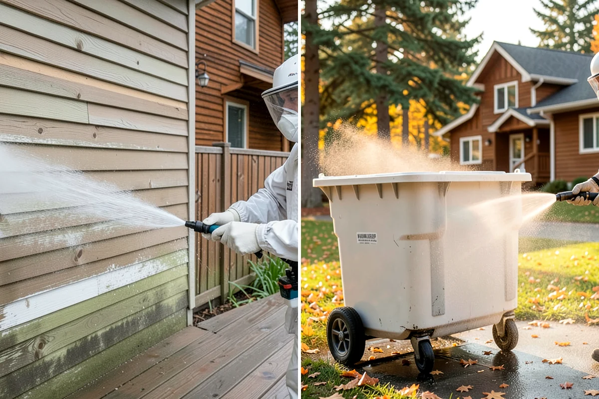 Holiday Cleanup Washing in Federal Way, King County, WA - Prioritize entry paths, porches, and hosting areas with the client