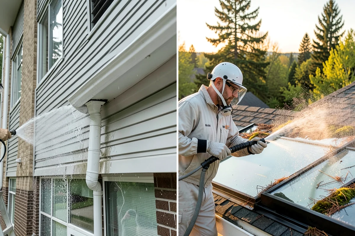 Holiday Cleanup Washing in Fircrest, Pierce County, WA - Prioritize entry paths, porches, and hosting areas with the client