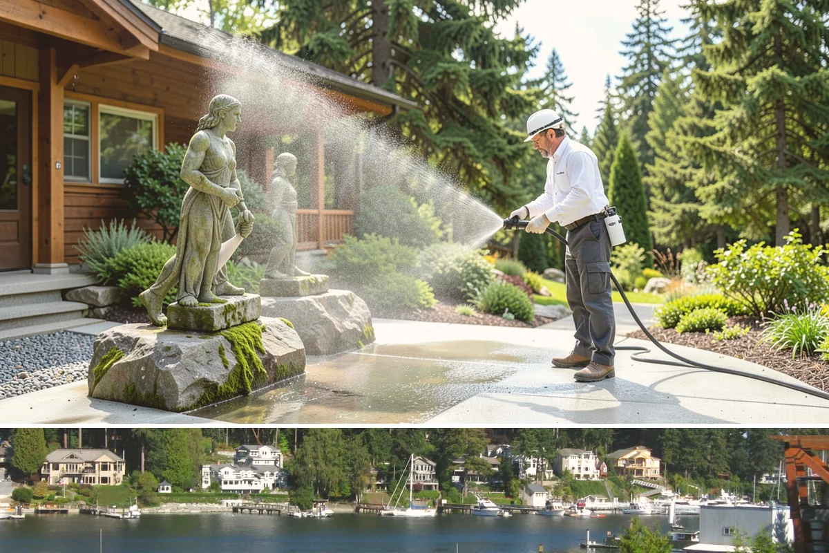 Holiday Cleanup Washing in Gig Harbor, Pierce County, WA - Late November through December, timed a week or two ahead of your gatherings so surfaces stay clean for guests.