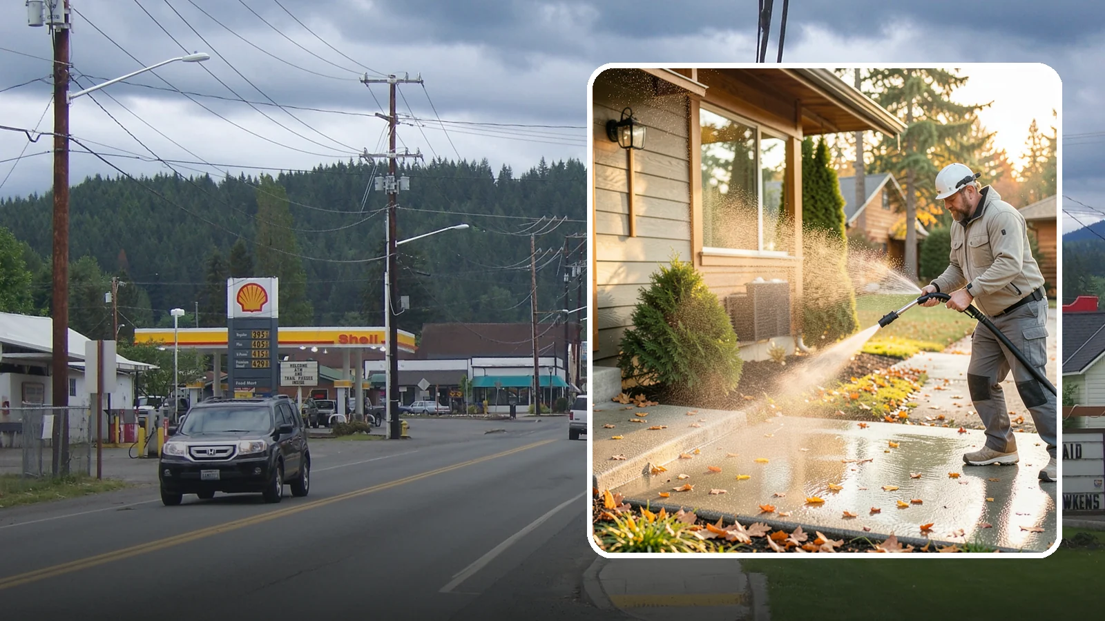Holiday Cleanup Washing in Granite Falls, Snohomish County, WA - Holiday cleanup washing gets your home guest-ready by clearing grime from entrances, walkways, and gathering areas before the...