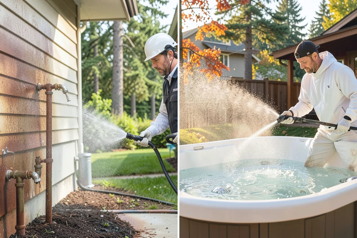Holiday Cleanup Washing in Hamilton, Skagit County, WA - Prioritize entry paths, porches, and hosting areas with the client
