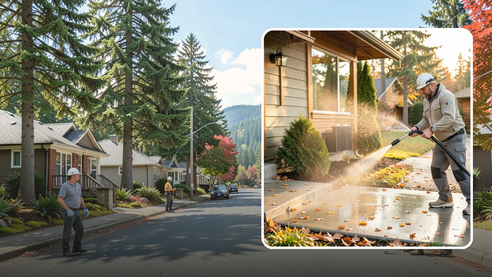 Holiday Cleanup Washing in Hunts Point, King County, WA - Holiday cleanup washing gets your home guest-ready by clearing grime from entrances, walkways, and gathering areas before the...