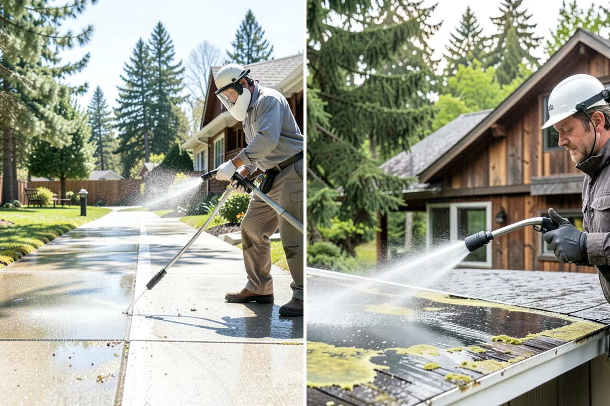 Holiday Cleanup Washing in Hunts Point, King County, WA - Prioritize entry paths, porches, and hosting areas with the client