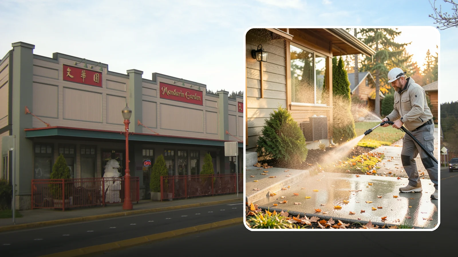 Holiday Cleanup Washing in Issaquah, King County, WA - Holiday cleanup washing gets your home guest-ready by clearing grime from entrances, walkways, and gathering areas before the...