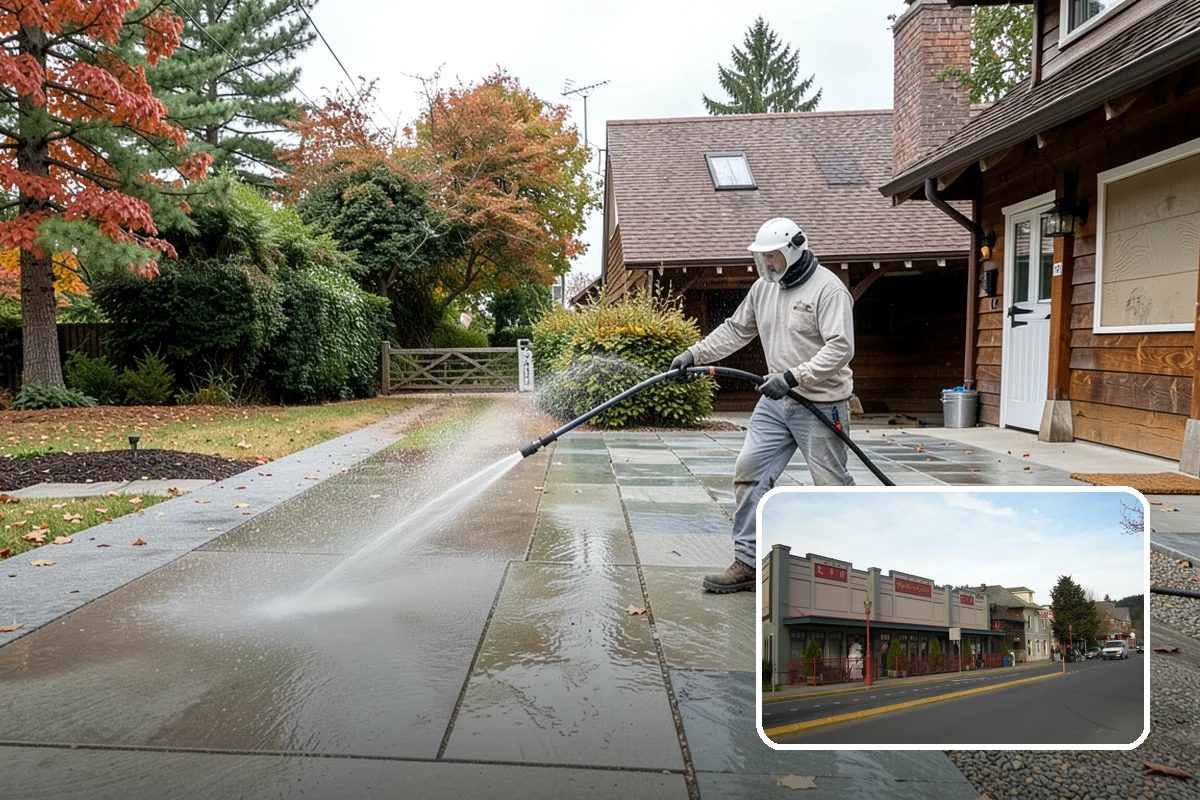 Holiday Cleanup Washing in Issaquah, King County, WA - Presents a spotless entryway for holiday guests and photos