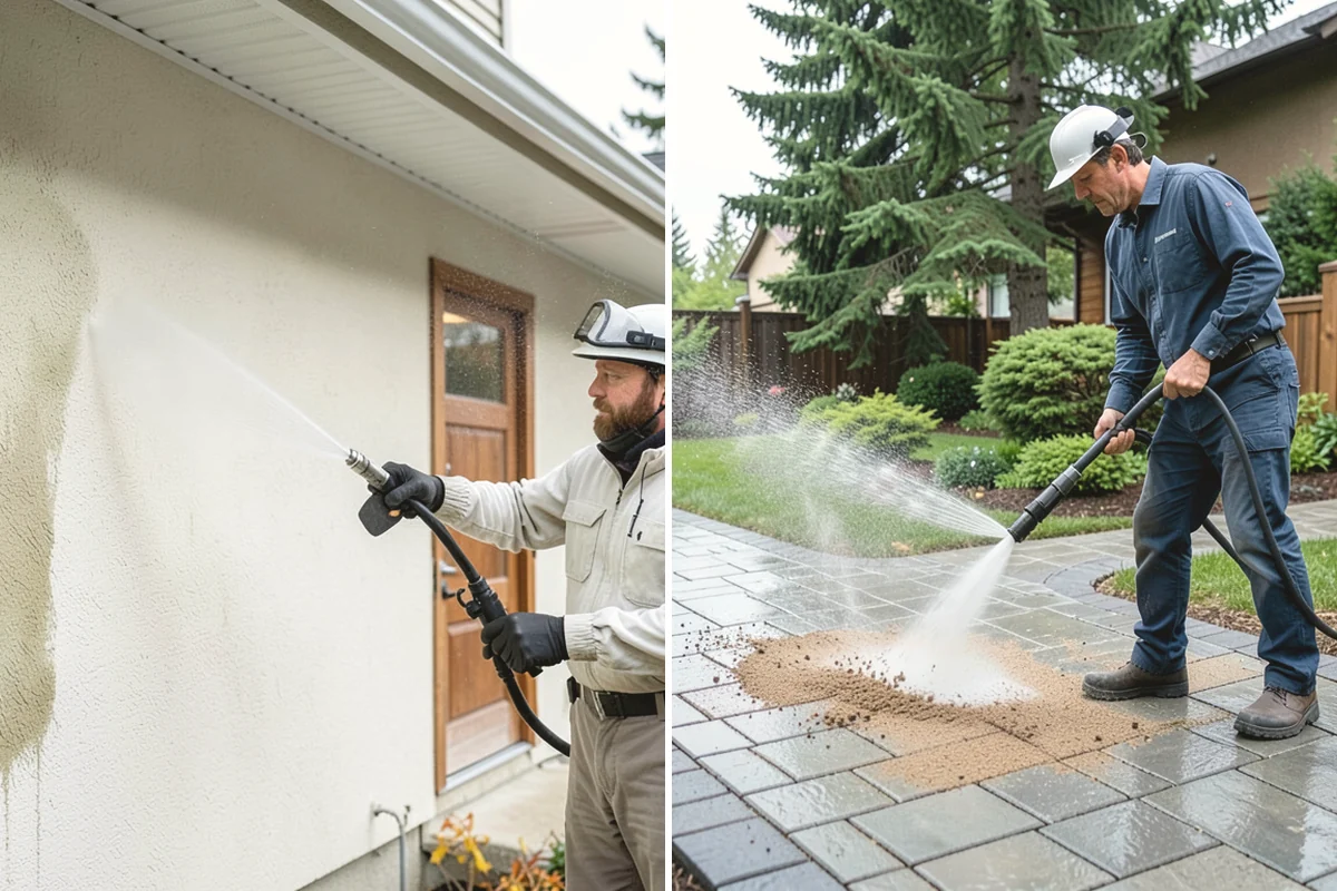 Holiday Cleanup Washing in Issaquah, King County, WA - Prioritize entry paths, porches, and hosting areas with the client