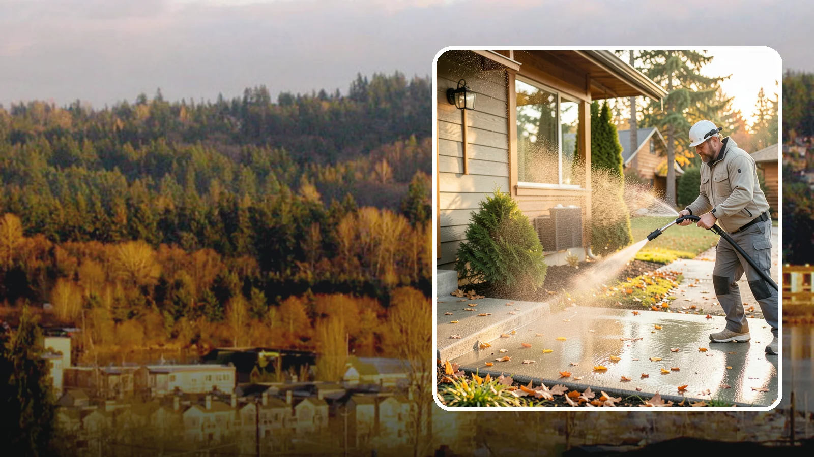 Holiday Cleanup Washing in Kenmore, King County, WA - Holiday cleanup washing gets your home guest-ready by clearing grime from entrances, walkways, and gathering areas before the...
