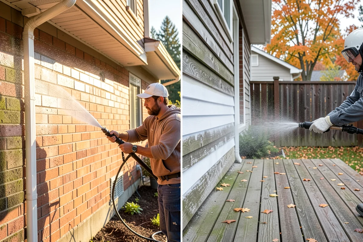 Holiday Cleanup Washing in Kenmore, King County, WA - Prioritize entry paths, porches, and hosting areas with the client