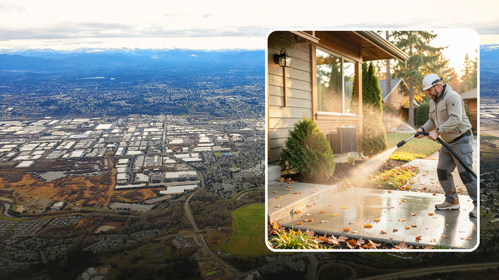 Holiday Cleanup Washing in Kent, King County, WA - Holiday cleanup washing gets your home guest-ready by clearing grime from entrances, walkways, and gathering areas before the...