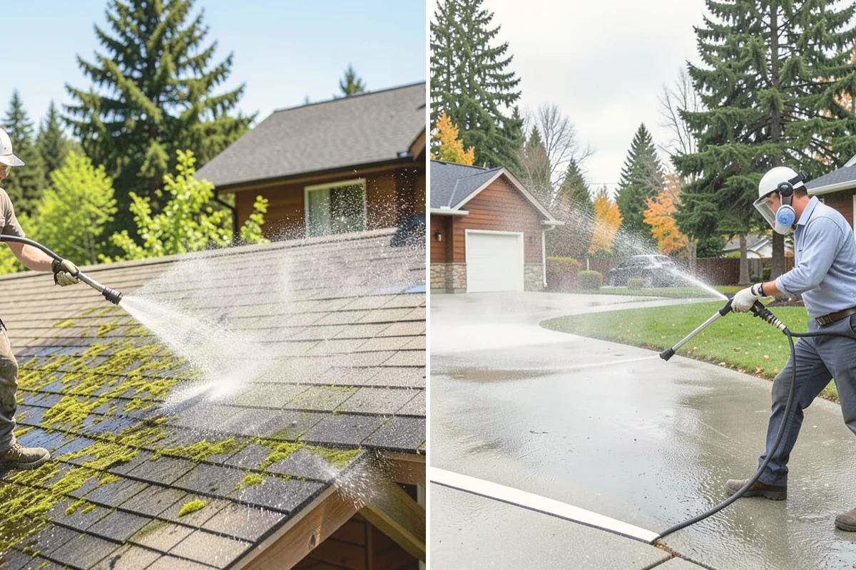 Holiday Cleanup Washing in Kirkland, King County, WA - Prioritize entry paths, porches, and hosting areas with the client