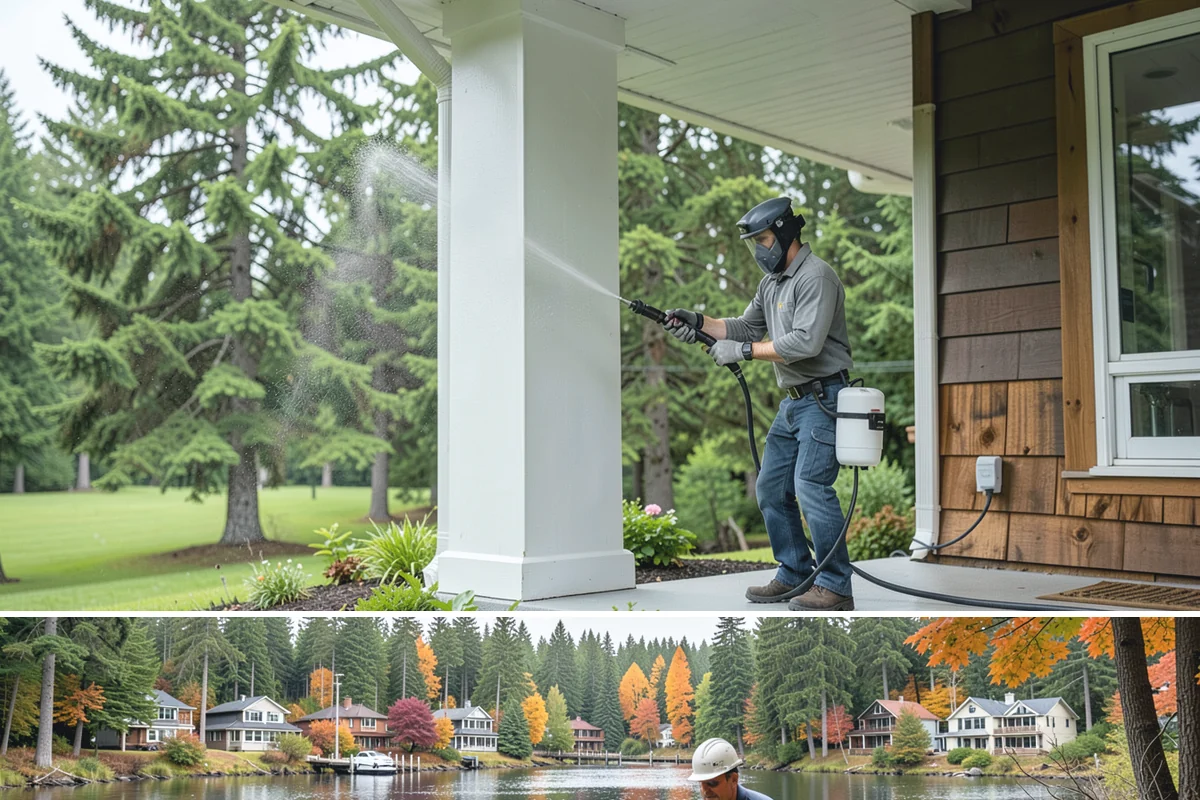 Holiday Cleanup Washing in La Conner, Skagit County, WA - Late November through December, timed a week or two ahead of your gatherings so surfaces stay clean for guests.