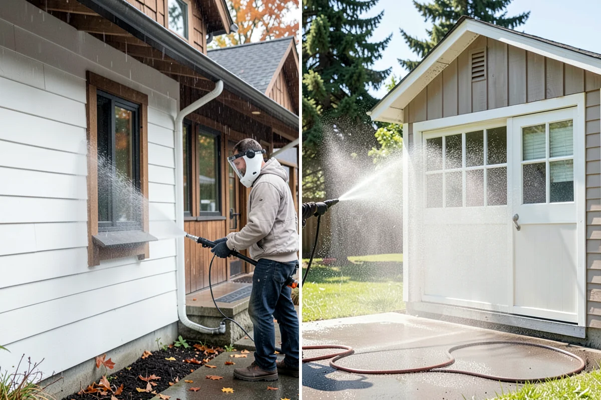 Holiday Cleanup Washing in Lake Forest Park, King County, WA - Prioritize entry paths, porches, and hosting areas with the client