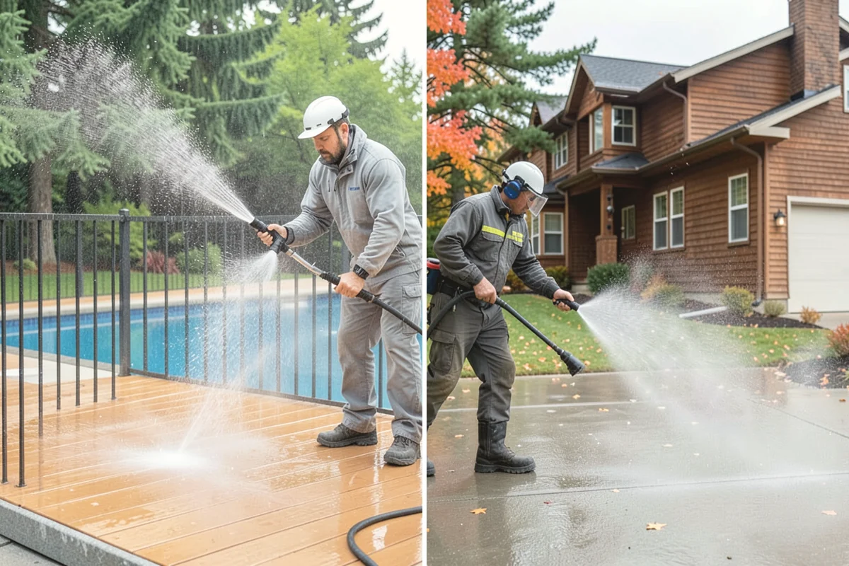 Holiday Cleanup Washing in Lake Stevens, Snohomish County, WA - Prioritize entry paths, porches, and hosting areas with the client
