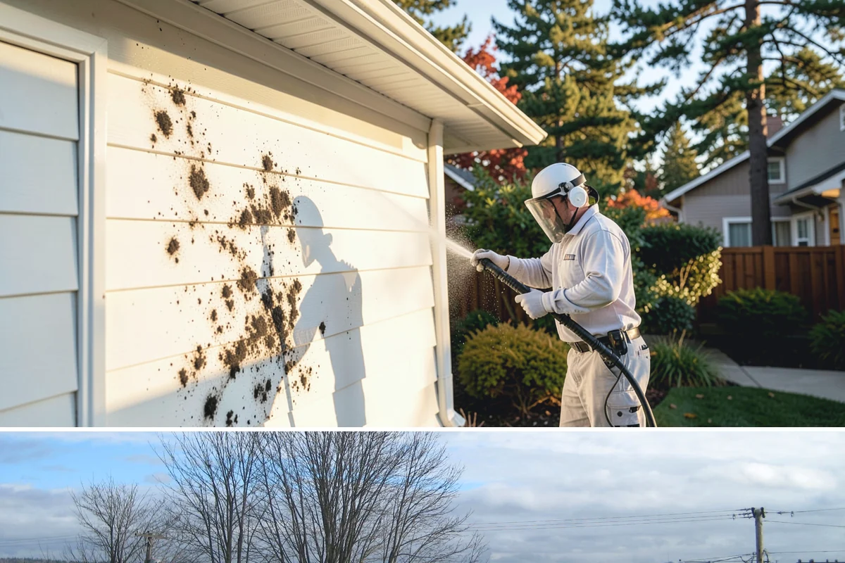 Holiday Cleanup Washing in Langley, Island County, WA - Late November through December, timed a week or two ahead of your gatherings so surfaces stay clean for guests.