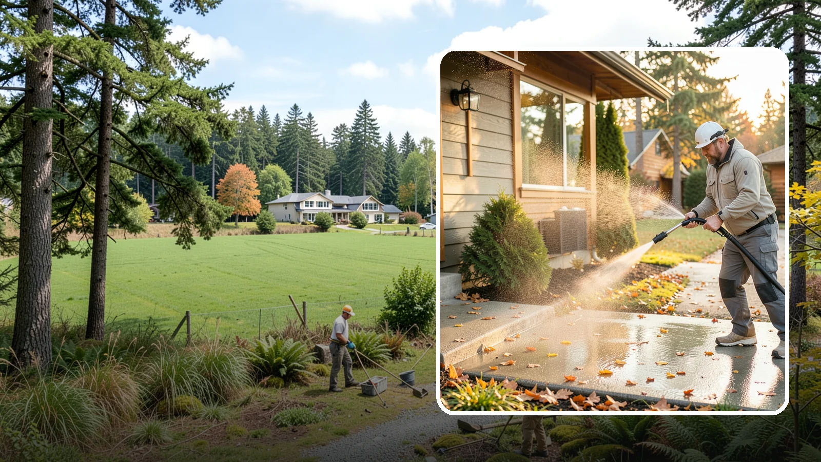 Holiday Cleanup Washing in Lyman, Skagit County, WA - Holiday cleanup washing gets your home guest-ready by clearing grime from entrances, walkways, and gathering areas before the...