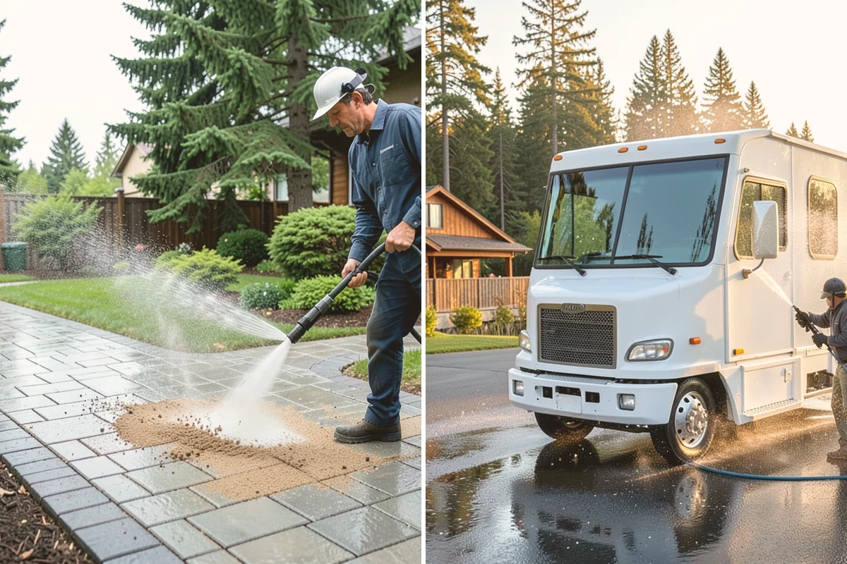 Holiday Cleanup Washing in Lynnwood, Snohomish County, WA - Prioritize entry paths, porches, and hosting areas with the client