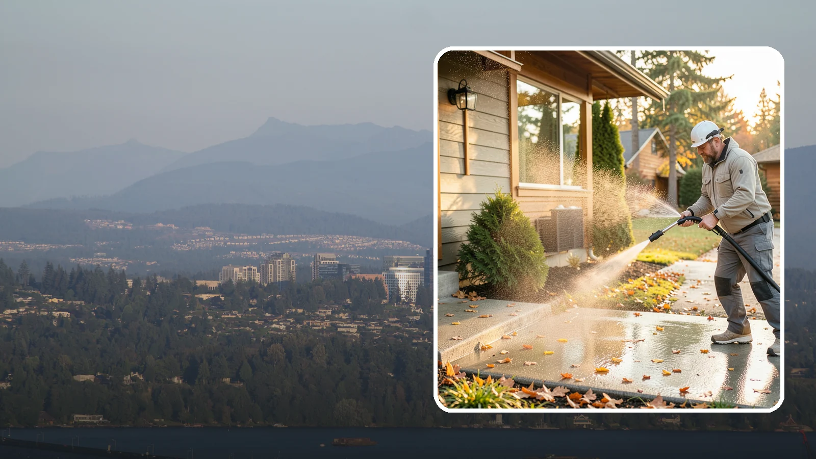 Holiday Cleanup Washing in Medina, King County, WA - Holiday cleanup washing gets your home guest-ready by clearing grime from entrances, walkways, and gathering areas before the...