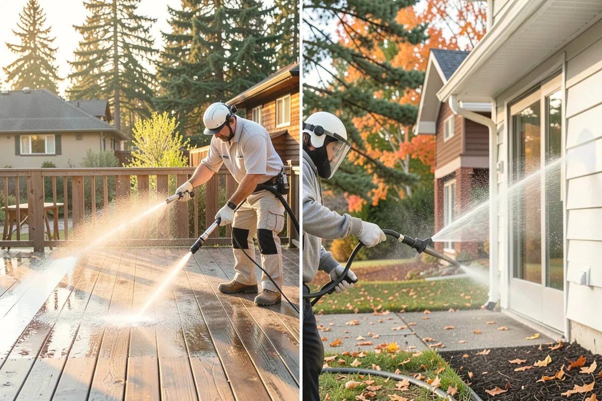 Holiday Cleanup Washing in Mercer Island, King County, WA - Prioritize entry paths, porches, and hosting areas with the client