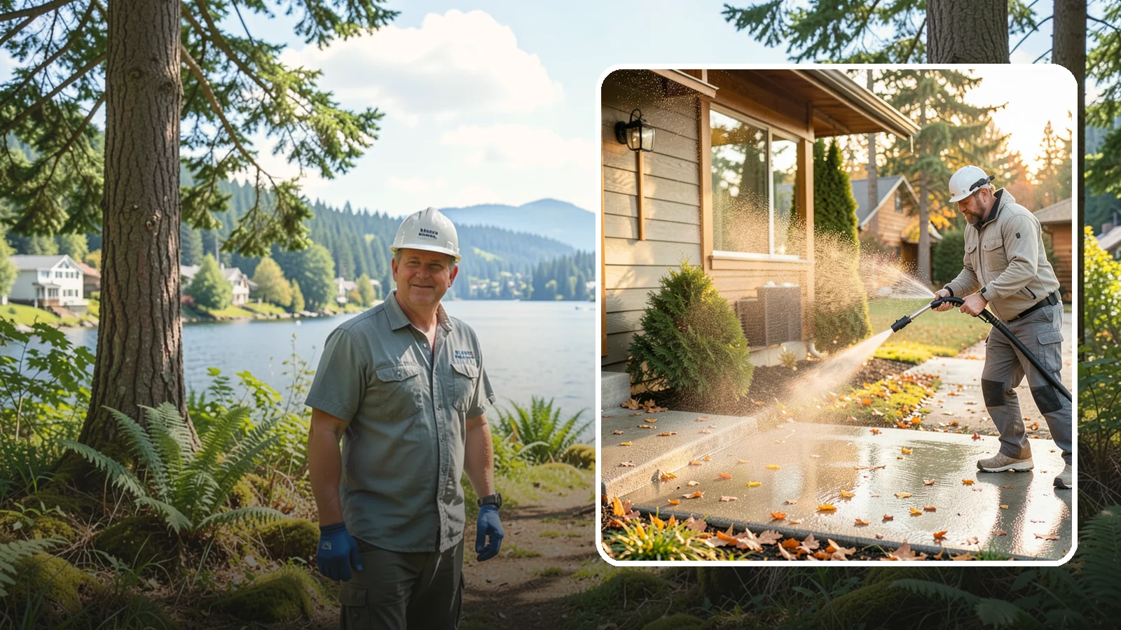 Holiday Cleanup Washing in Milton, King County, WA - Holiday cleanup washing gets your home guest-ready by clearing grime from entrances, walkways, and gathering areas before the...