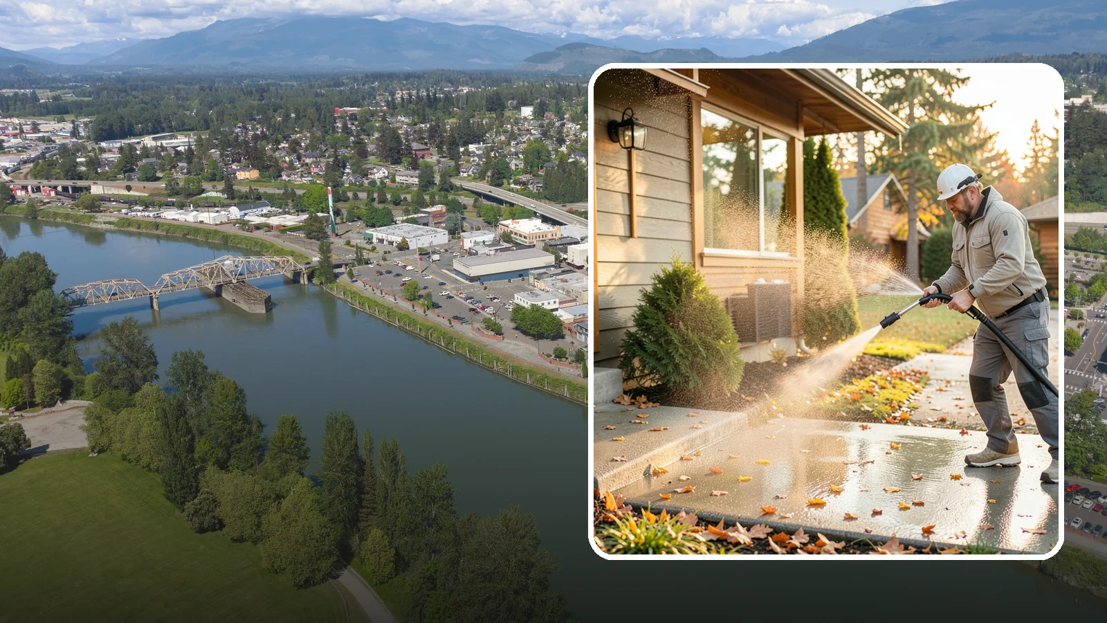 Holiday Cleanup Washing in Mount Vernon, Skagit County, WA - Holiday cleanup washing gets your home guest-ready by clearing grime from entrances, walkways, and gathering areas before the...