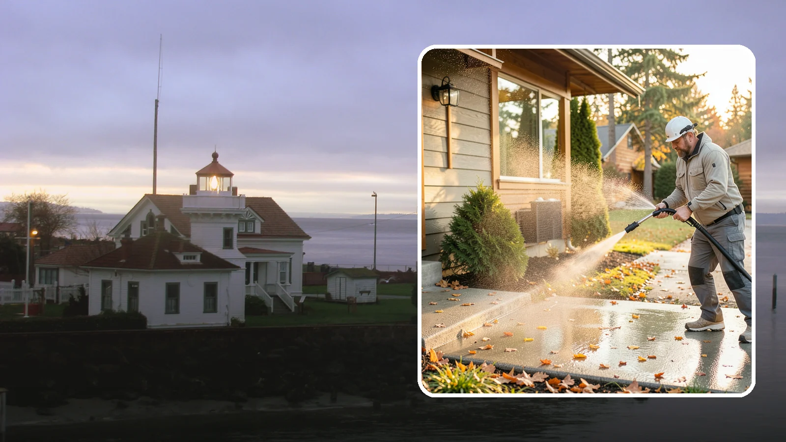 Holiday Cleanup Washing in Mukilteo, Snohomish County, WA - Holiday cleanup washing gets your home guest-ready by clearing grime from entrances, walkways, and gathering areas before the...