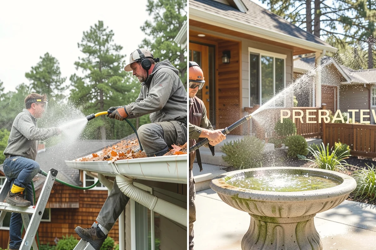 Holiday Cleanup Washing in Mukilteo, Snohomish County, WA - Prioritize entry paths, porches, and hosting areas with the client
