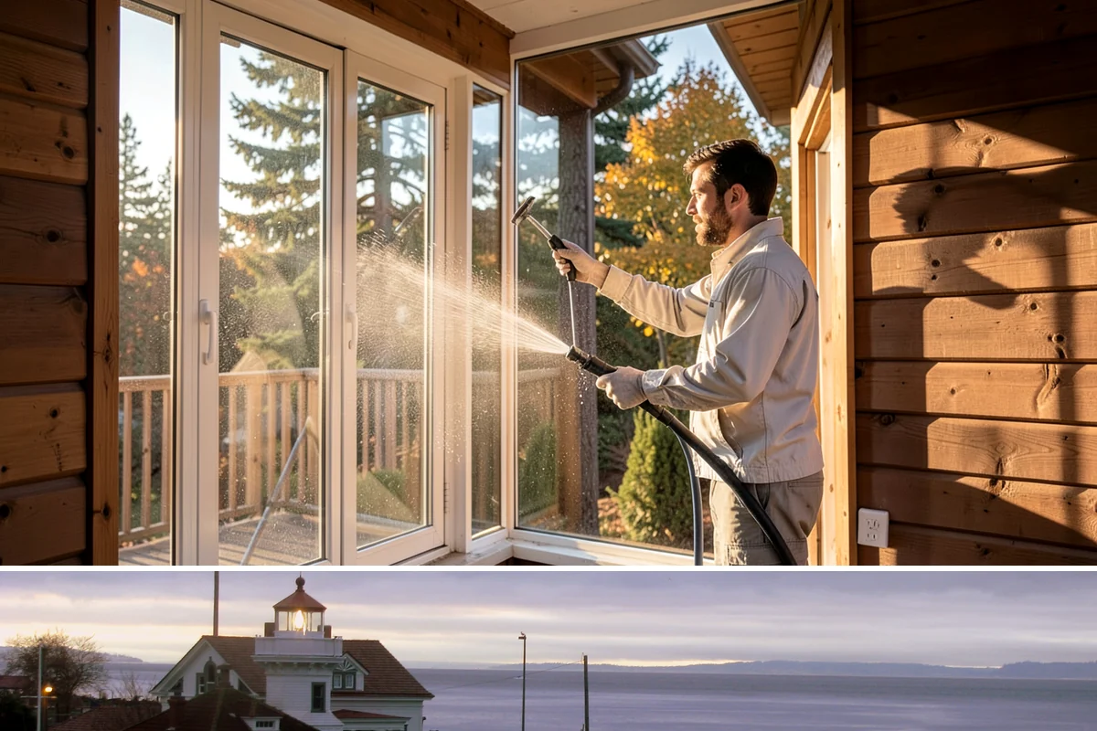 Holiday Cleanup Washing in Mukilteo, Snohomish County, WA - Late November through December, timed a week or two ahead of your gatherings so surfaces stay clean for guests.