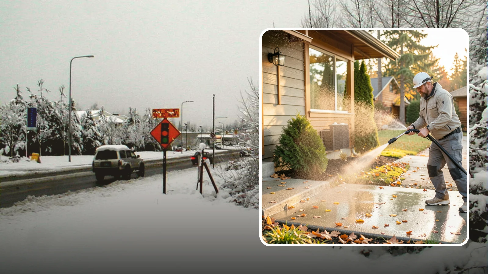Holiday Cleanup Washing in Newcastle, King County, WA - Holiday cleanup washing gets your home guest-ready by clearing grime from entrances, walkways, and gathering areas before the...