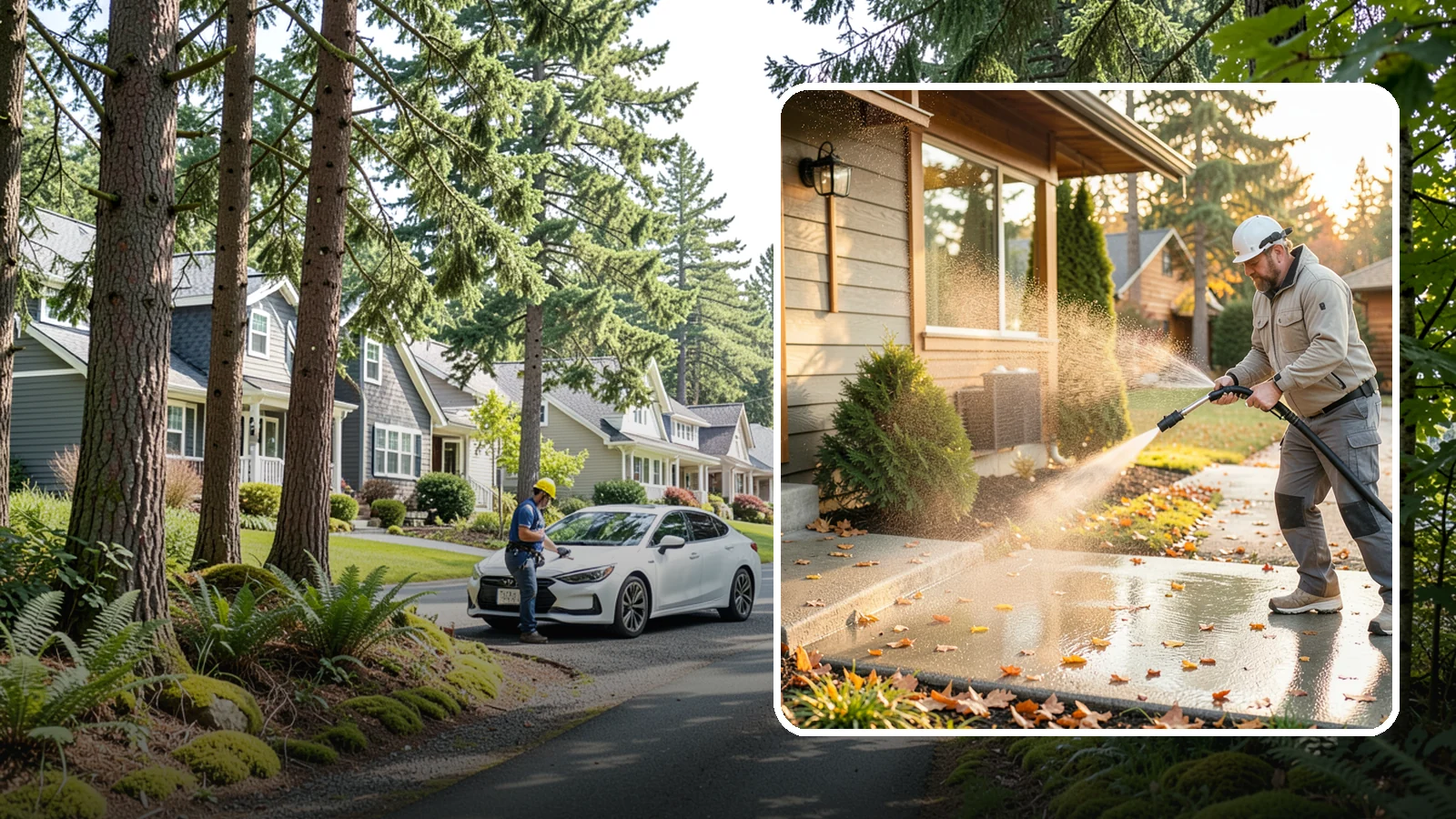 Holiday Cleanup Washing in Normandy Park, King County, WA - Holiday cleanup washing gets your home guest-ready by clearing grime from entrances, walkways, and gathering areas before the...