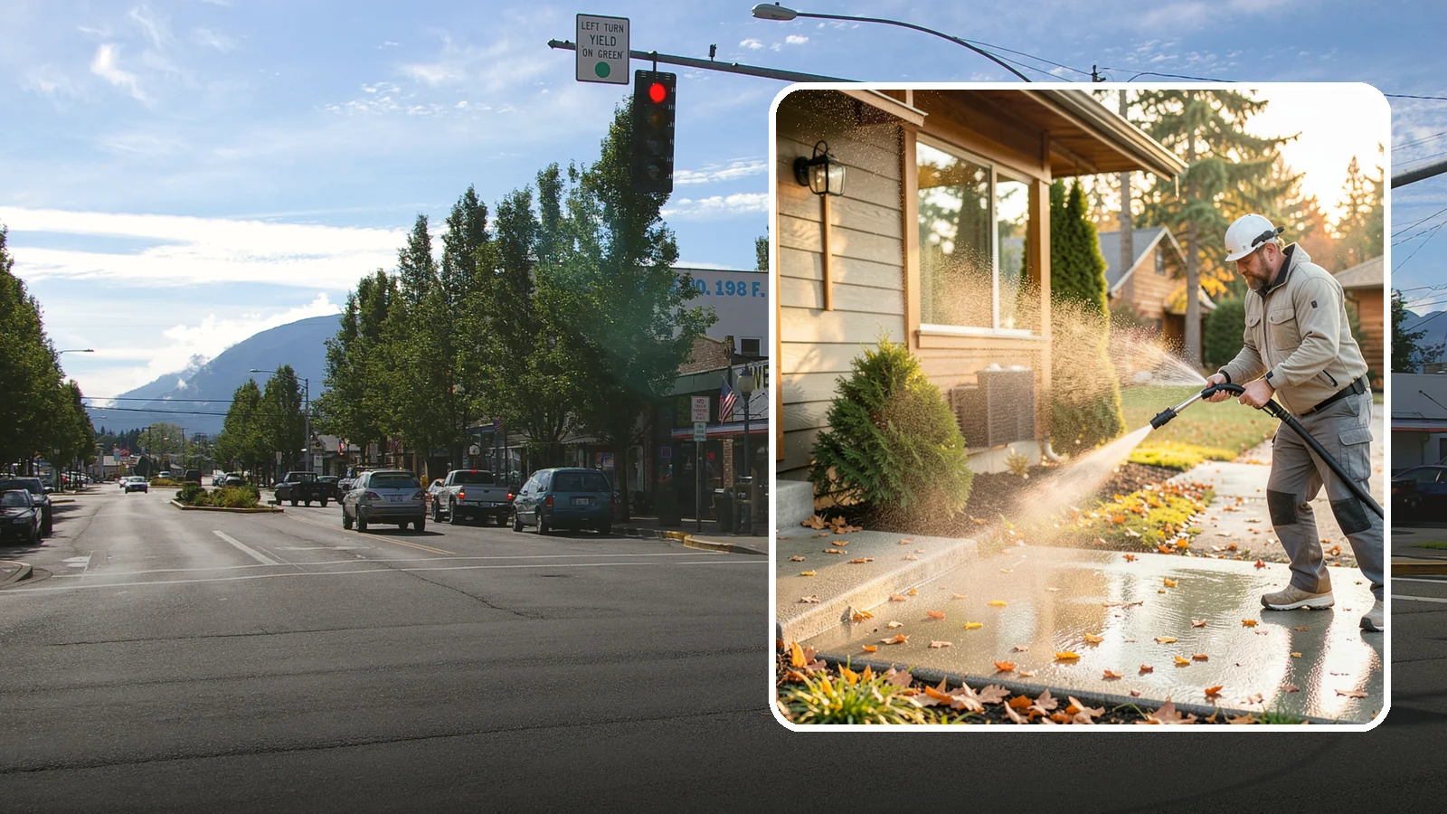 Holiday Cleanup Washing in North Bend, King County, WA - Holiday cleanup washing gets your home guest-ready by clearing grime from entrances, walkways, and gathering areas before the...