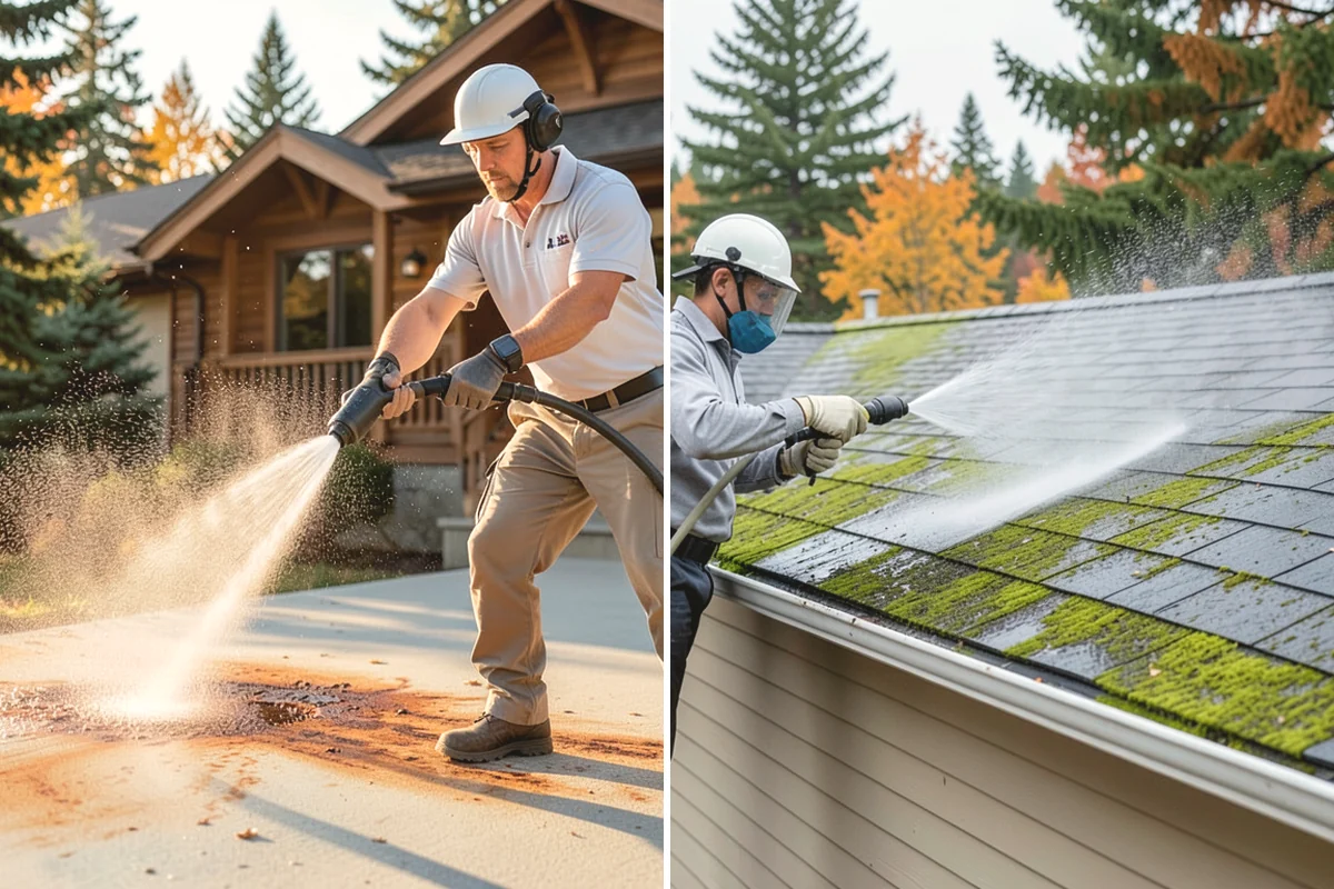 Holiday Cleanup Washing in North Bend, King County, WA - Prioritize entry paths, porches, and hosting areas with the client