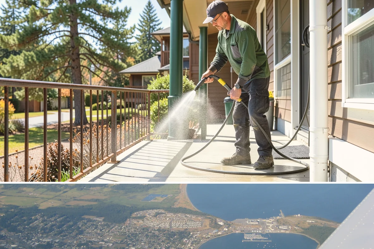 Holiday Cleanup Washing in Oak Harbor, Island County, WA - Late November through December, timed a week or two ahead of your gatherings so surfaces stay clean for guests.