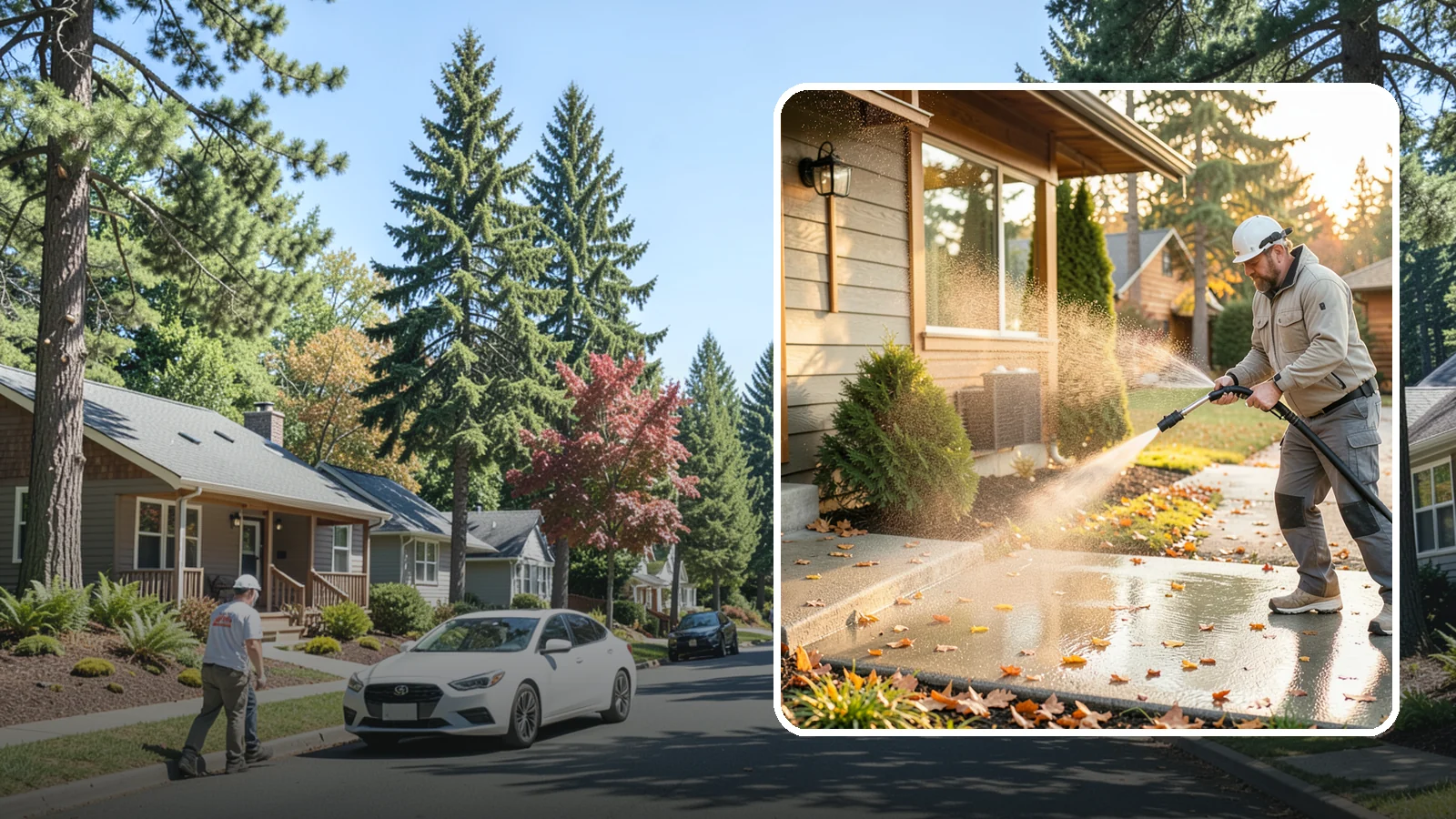 Holiday Cleanup Washing in Orting, Pierce County, WA - Holiday cleanup washing gets your home guest-ready by clearing grime from entrances, walkways, and gathering areas before the...