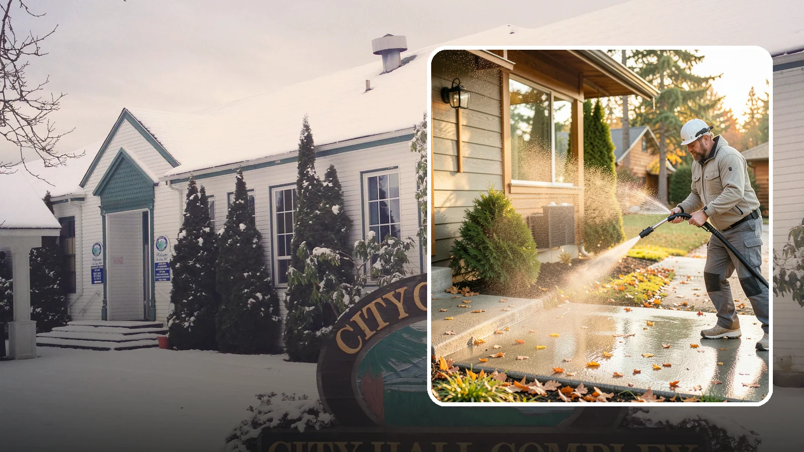 Holiday Cleanup Washing in Pacific, King County, WA - Holiday cleanup washing gets your home guest-ready by clearing grime from entrances, walkways, and gathering areas before the...