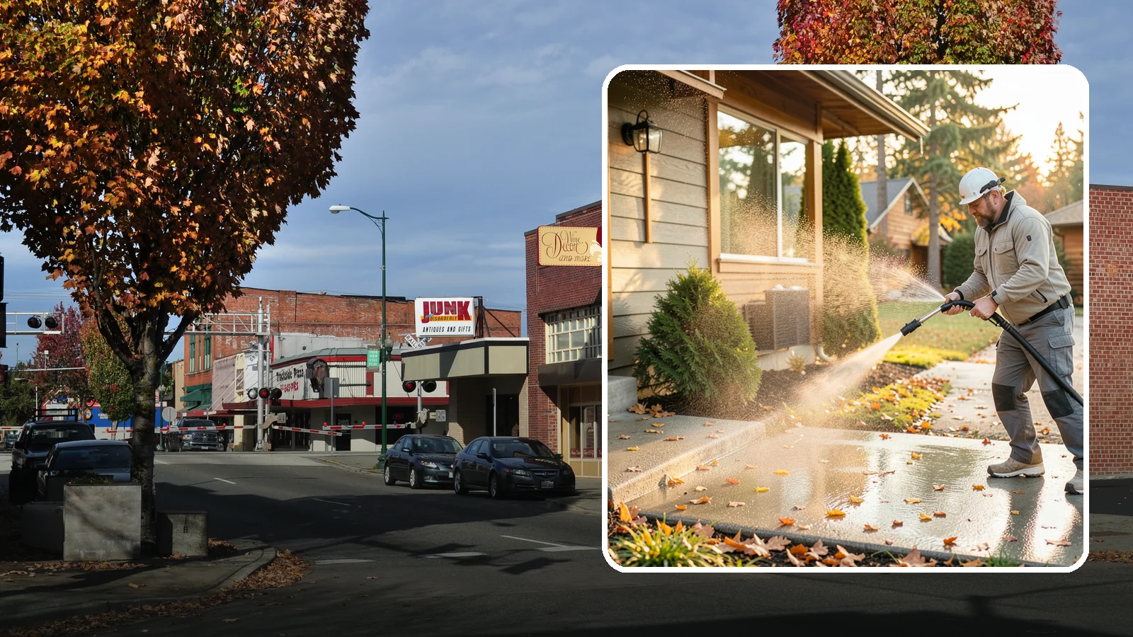 Holiday Cleanup Washing in Puyallup, Pierce County, WA - Holiday cleanup washing gets your home guest-ready by clearing grime from entrances, walkways, and gathering areas before the...