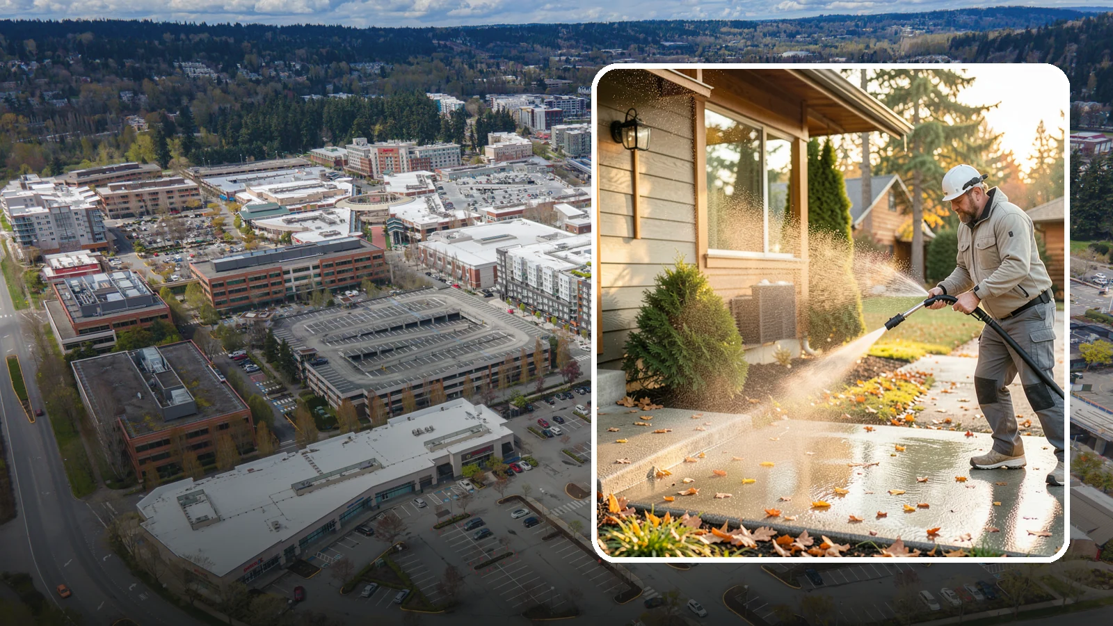 Holiday Cleanup Washing in Redmond, King County, WA - Holiday cleanup washing gets your home guest-ready by clearing grime from entrances, walkways, and gathering areas before the...