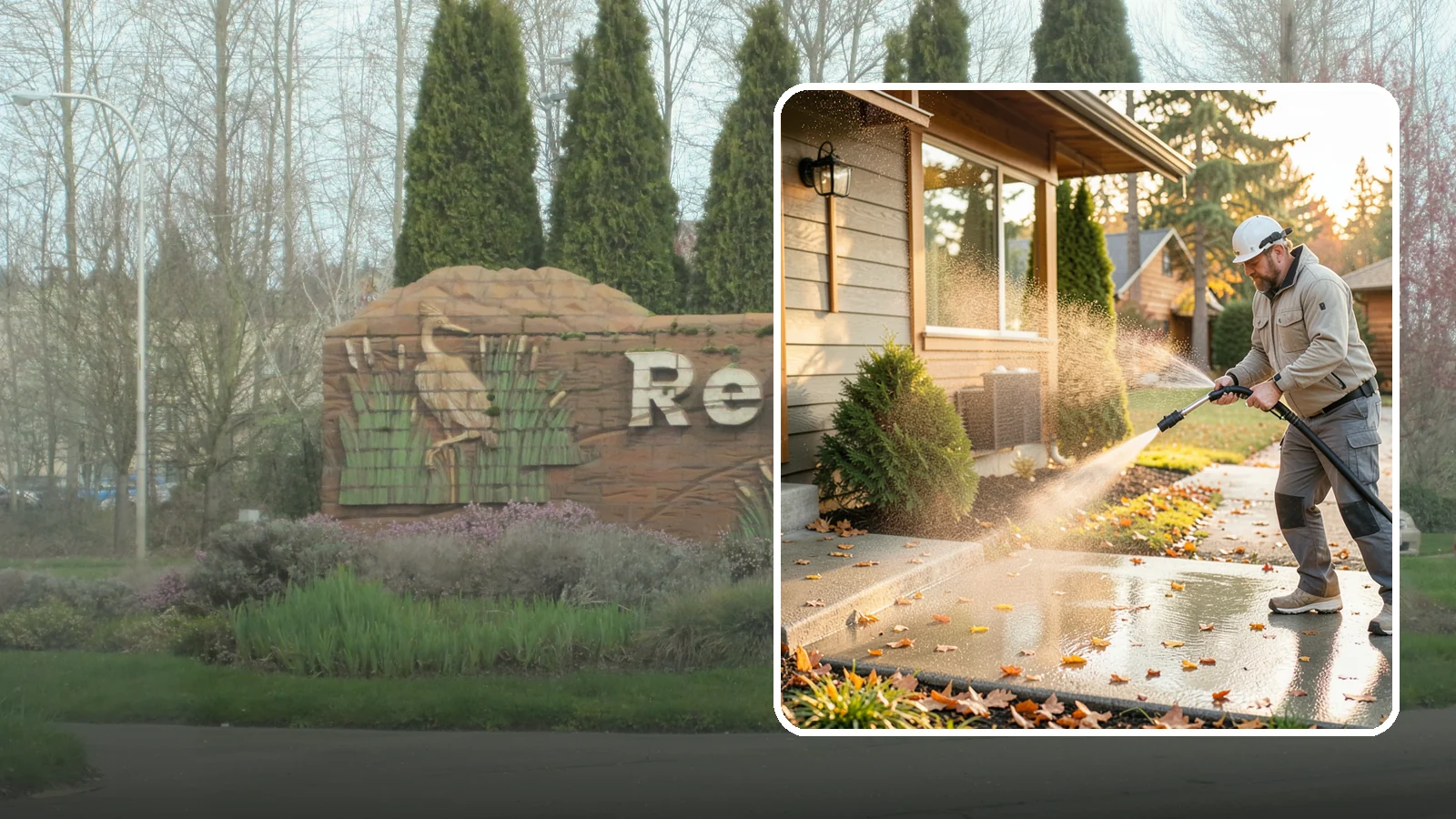 Holiday Cleanup Washing in Renton, King County, WA - Holiday cleanup washing gets your home guest-ready by clearing grime from entrances, walkways, and gathering areas before the...