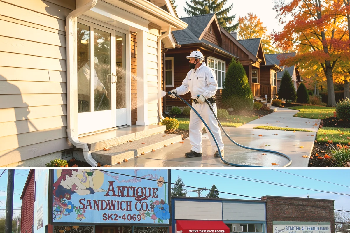 Holiday Cleanup Washing in Ruston, Pierce County, WA - Late November through December, timed a week or two ahead of your gatherings so surfaces stay clean for guests.