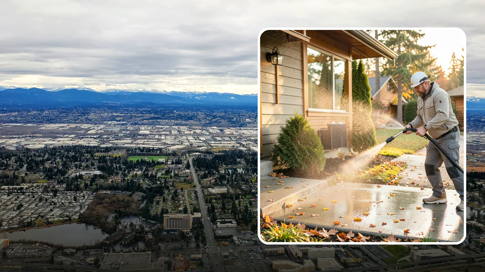 Holiday Cleanup Washing in SeaTac, King County, WA - Holiday cleanup washing gets your home guest-ready by clearing grime from entrances, walkways, and gathering areas before the...
