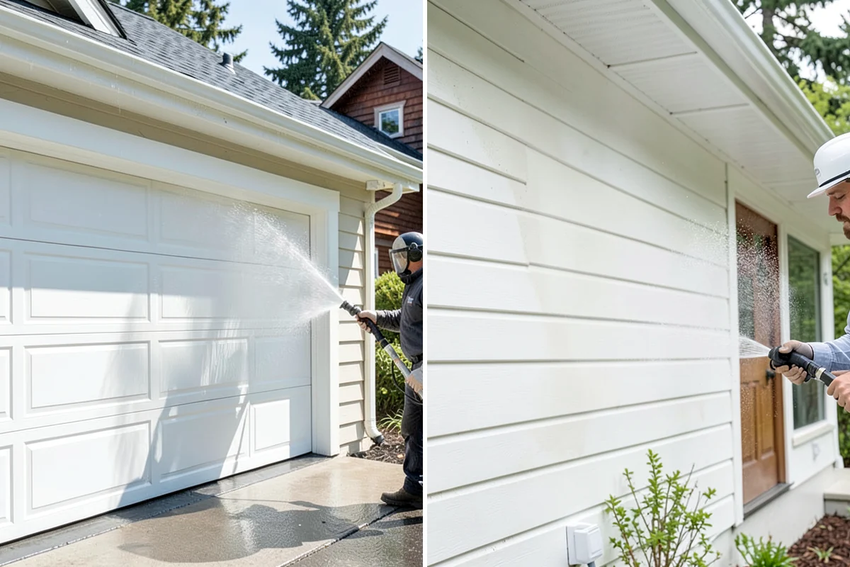 Holiday Cleanup Washing in Seattle, King County, WA - Prioritize entry paths, porches, and hosting areas with the client