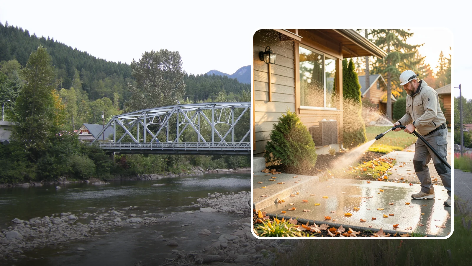 Holiday Cleanup Washing in Skykomish, King County, WA - Holiday cleanup washing gets your home guest-ready by clearing grime from entrances, walkways, and gathering areas before the...