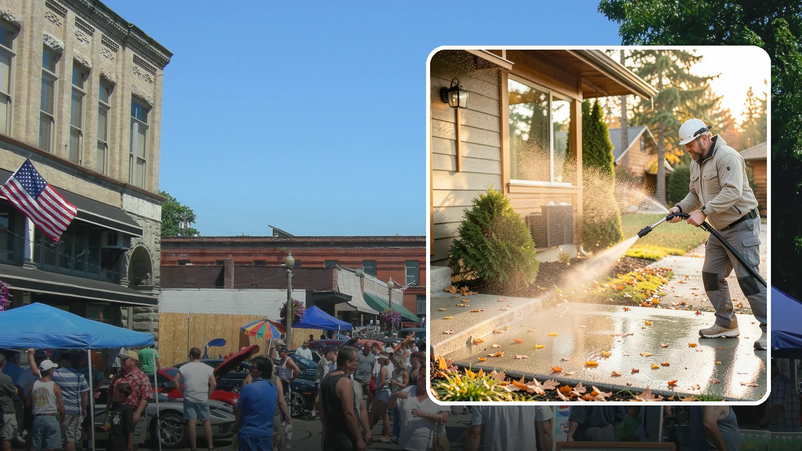 Holiday Cleanup Washing in Snohomish, Snohomish County, WA - Holiday cleanup washing gets your home guest-ready by clearing grime from entrances, walkways, and gathering areas before the...