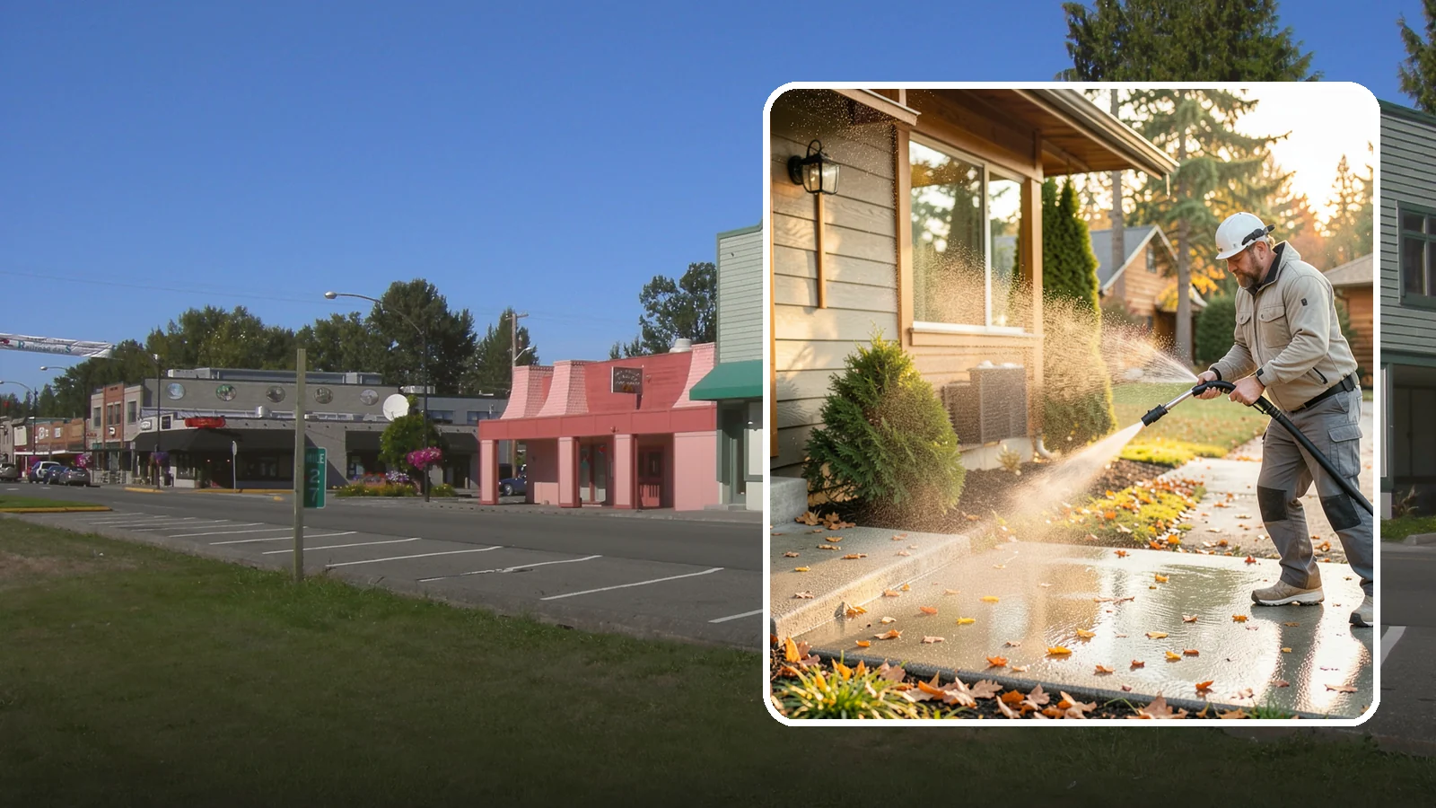 Holiday Cleanup Washing in Snoqualmie, King County, WA - Holiday cleanup washing gets your home guest-ready by clearing grime from entrances, walkways, and gathering areas before the...