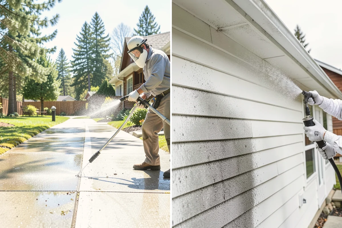 Holiday Cleanup Washing in Stanwood, Snohomish County, WA - Prioritize entry paths, porches, and hosting areas with the client