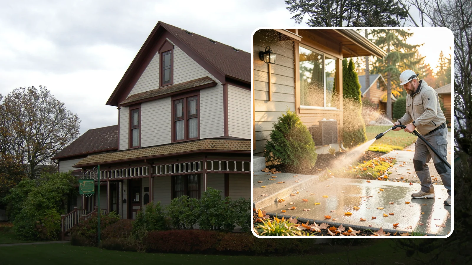 Holiday Cleanup Washing in Sumner, Pierce County, WA - Holiday cleanup washing gets your home guest-ready by clearing grime from entrances, walkways, and gathering areas before the...