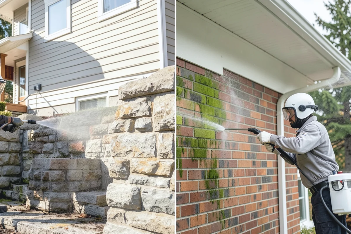 Holiday Cleanup Washing in Sumner, Pierce County, WA - Prioritize entry paths, porches, and hosting areas with the client