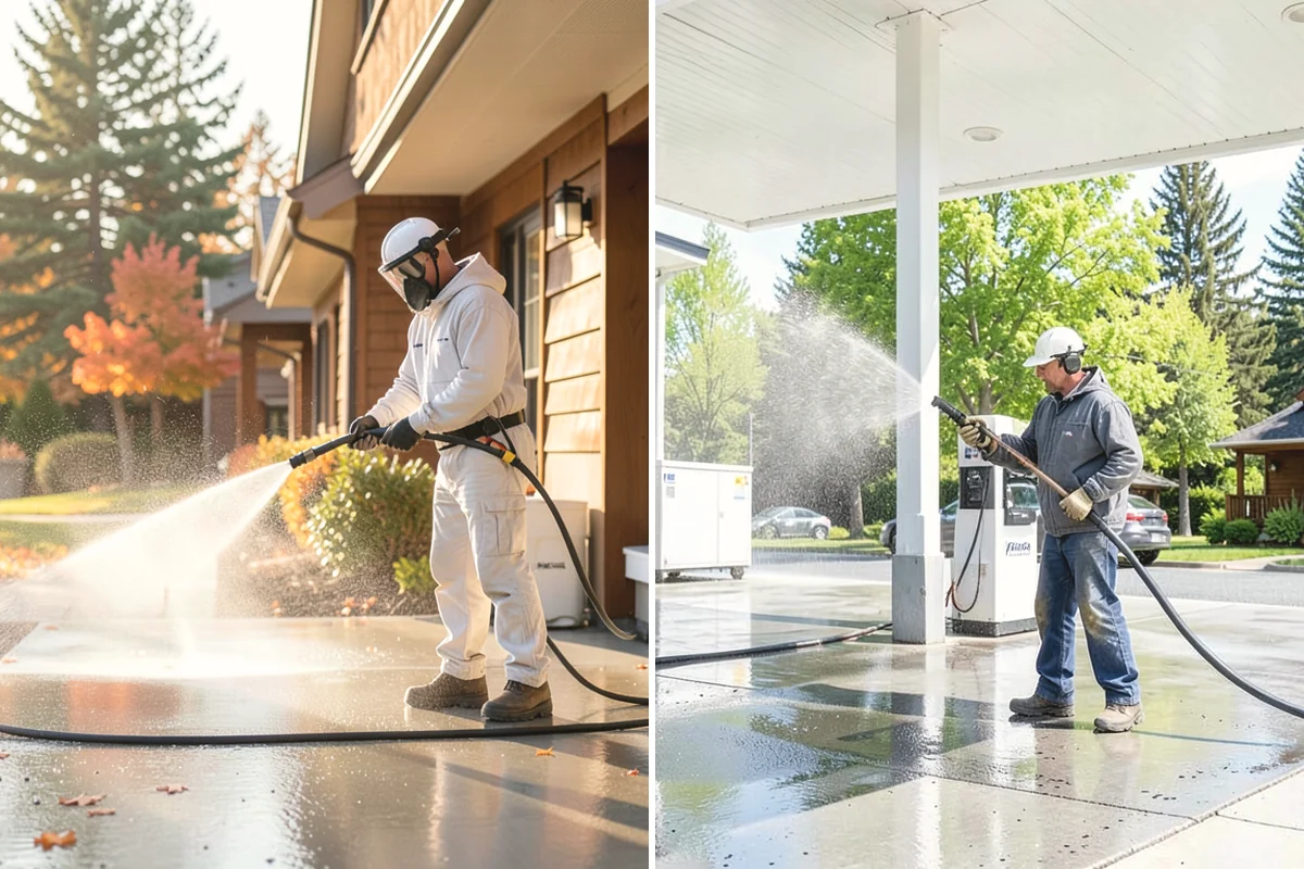 Holiday Cleanup Washing in Tacoma, Pierce County, WA - Prioritize entry paths, porches, and hosting areas with the client