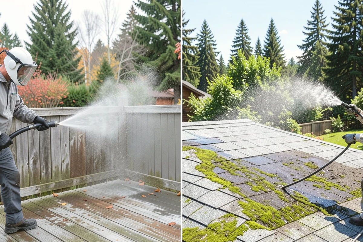 Holiday Cleanup Washing in Tukwila, King County, WA - Prioritize entry paths, porches, and hosting areas with the client