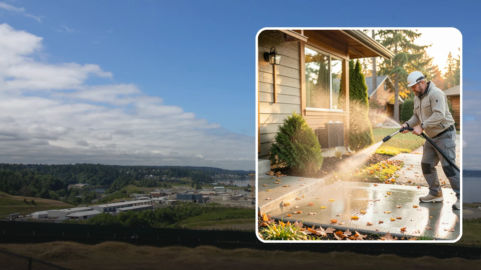 Holiday Cleanup Washing in University Place, Pierce County, WA - Holiday cleanup washing gets your home guest-ready by clearing grime from entrances, walkways, and gathering areas before the...